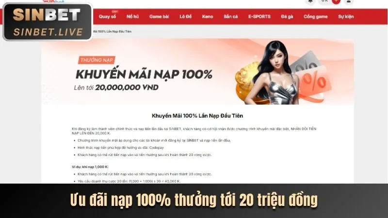 Khuyến mãi chào mừng cá cược thể thao